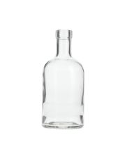 375ml (12.7oz) Flint (Clear) Glass Oregon Spirits Bar Top Round - 18.5mm Neck