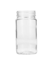 4oz Flint (Clear) Sample Round Glass Jar - 48-400 Neck