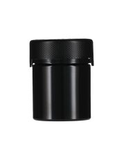  3oz (90cc) Black PET Chubby Gorilla Aviator CR Jar Inner Seal and Black Tamper Evident Break-Off Band Closure 