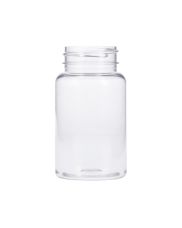 100cc Clear PET Packer Bottle Round - 38-400 Neck