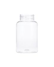 250cc Clear PET Packer Bottle Round - 45-400 Neck