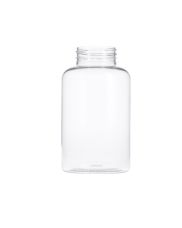 400cc Clear PET Packer Bottle Round - 45-400 Neck