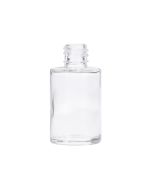 1oz (30ml) Flint (Clear) Cylinder Round Glass Bottle - 18-415 Neck