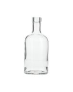 375ml (12.7oz) Flint (Clear) Glass Oregon Spirits Bar Top Round - 18.5mm Neck