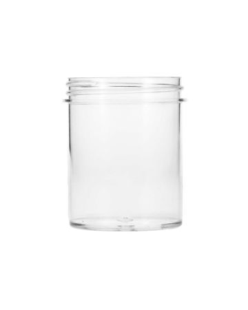 4oz Clear Straight-Sided Plastic Jar
