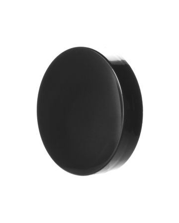 58-400 Black Smooth Side Smooth Top PP Plastic Continuous Thread (CT) Cap - F217 Liner
