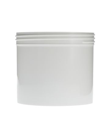 32oz (960ml) White PP Straight-Sided Round Plastic Jar - 120-400 Neck