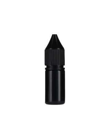 10ml Black PET Chubby Gorilla Unicorn V3 Bottle With Black CR Tamper Evident Break Off Band Closure