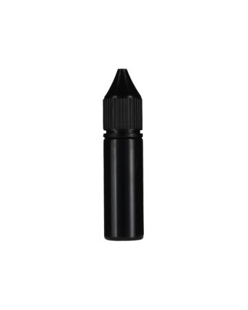 15ml Black PET Chubby Gorilla Unicorn V3 Bottle With Black CR Tamper Evident Break Off Band Closure 