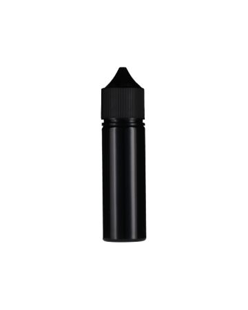 50ml Black PET Chubby Gorilla Unicorn V3 Bottle Black CR Tamper Evident Break Off Band Closure