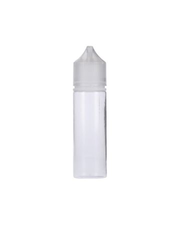 50ml Clear PET Chubby Gorilla Unicorn V3 Bottle With Natural CR Tamper Evident Break Off Band Closure 