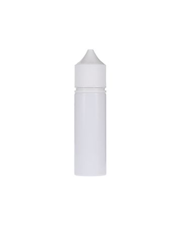 50ml White PET Chubby Gorilla Unicorn V3 Bottle With White CR Tamper Evident Break Off Band Closure 