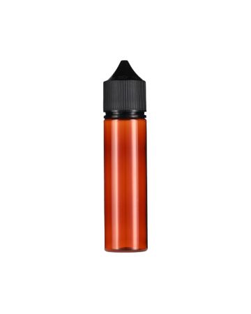 60ml Amber PET Chubby Gorilla Unicorn V3 Bottle With Black Tamper Evident Break Off Band Closure 
