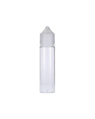 60ml Clear PET Chubby Gorilla Unicorn V3 Bottle With Natural CR Tamper Evident Break Off Band Closure 