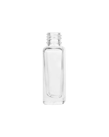 8.3ml Flint (Clear) Selena Square Glass Bottle - 13-415 Neck