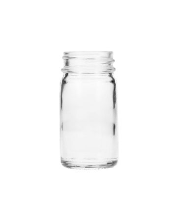 1.25oz Flint Glass Cream Jar