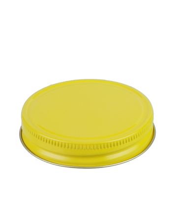 70G Yellow Metal Screw Cap With Plastisol Liner