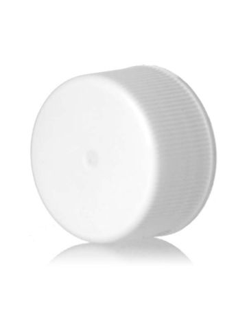 24-414 White Rib Side / Matte Top PP Continuous Thread (CT) Closure - F217 Liner
