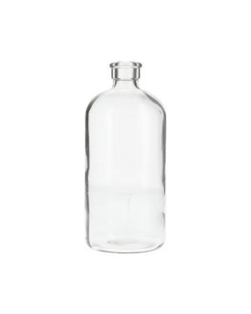 32oz (960ml) Flint (Clear) Glass Oil Bottle with Cork Finish