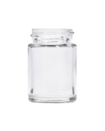 0.75oz Flint Glass Cream Jar