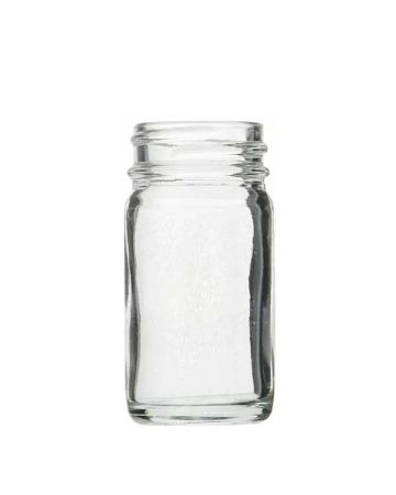 1oz Flint (Clear) Sample Round Glass Jar - 33-400 Neck
