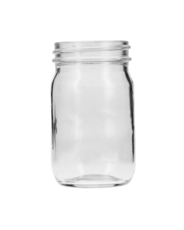 4oz Flint (Clear) Economy Round Glass Jar - 48-405 Neck