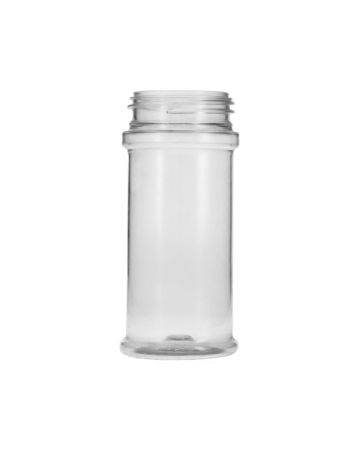 8.4oz Clear Spice Round Plastic Bottle - 53-485