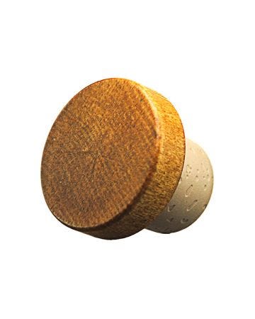22.5mm Synthetic Beige Shank 35x10 Cafe Brown Maple Wood Bar Top (Low Profile)