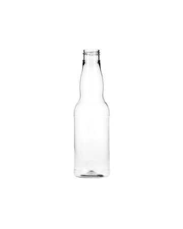 6oz (180ml) Clear PET 30% PCR Salsera Sauce Bottle Round - 24-410 Neck (Recycled Plastic)