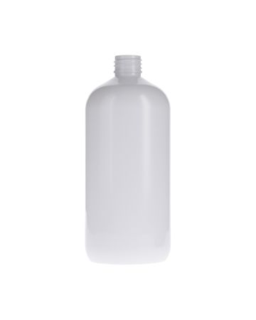  500ml (16.9oz) White PET Lotion Bottle Round - 24-410 Neck