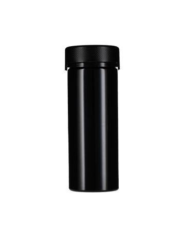 8oz (240cc) Black PET Chubby Gorilla Aviator CR Jar Black Tamper Evident Break-Off Band Closure