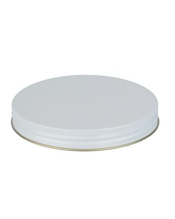 120-400 White Metal Screw Cap With Plastisol Liner