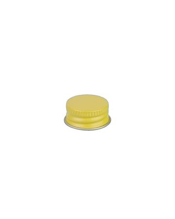 20-400 Yellow Metal Screw Cap With Customizable Liner Options