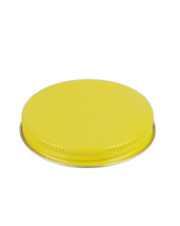 70-400 Yellow Metal Screw Cap With Plastisol Liner