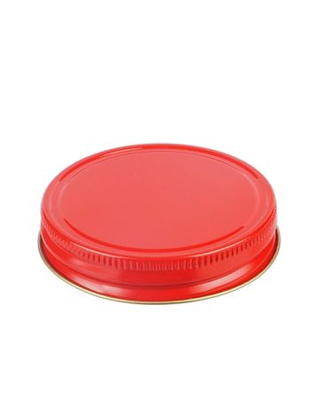 70G Red Metal Screw Cap With Customizable Liner Options