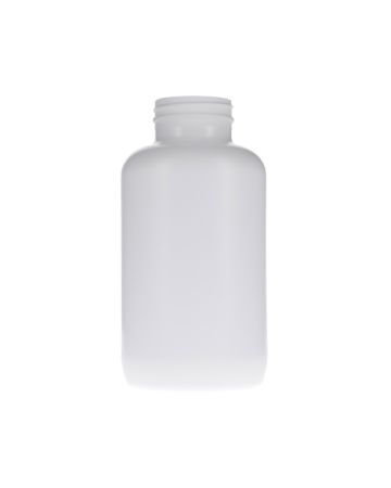 950cc (32oz) White HDPE Packer Bottle Round - 53-400 Neck