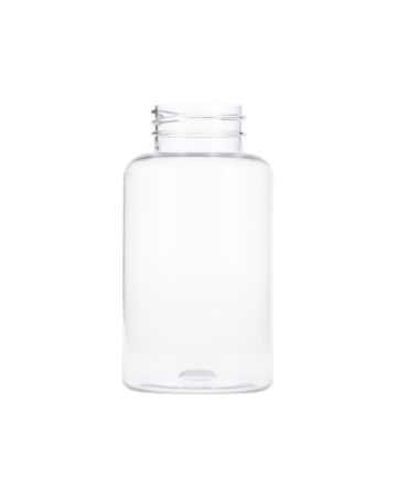 200cc Clear PET Packer Bottle Round - 38-400 Neck