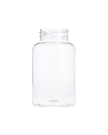 250cc Clear PET Packer Bottle Round - 45-400 Neck