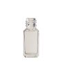 0.125oz Flint Square Glass Bottle - 13-415 Neck