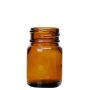 15cc Amber Wide Mouth Round Glass Bottle