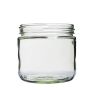 12oz Flint Glass Salsa Jar