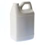 64oz White F-Style with Handle Rectangular Plastic Bottle - 38-400 Neck