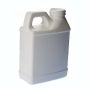 8oz White F-Style with Handle Rectangular Plastic Bottle - 28-400 Neck