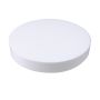 110-400 White Smooth Side Smooth Top Plastic (CT) Cap - F217