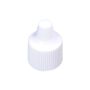 15mm White Extended Dropper Tip Plastic Cap