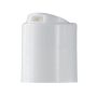 20-410 White Smooth Top Disc Top Plastic Cap (0.270" Orifice)