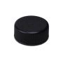 22-400 black rib side matte top plastic cap with F217 liner