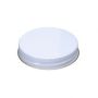 53-400 white thread and knurled edge metal screw cap