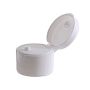 28-410 White Rib Side Matte Top Dispensing Snap Top Cap (0.125" Orifice)