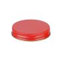 53-400 Red Metal Screw Cap With Customizable Liner Options